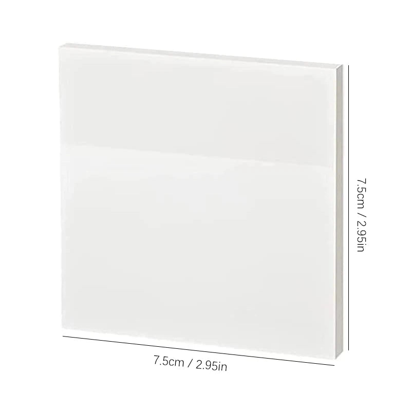 50 Blatt Transparent Sticky Notes – Wasserdichte Message & Signature Sticker für Notebooks