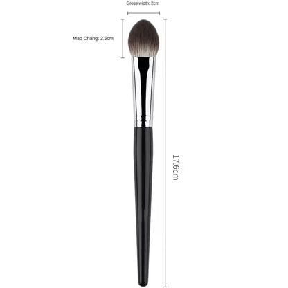 1/2PCS Peach Brush blusher cœur – Petit pinceau plat précis pour poudre, crème et blush liquide
