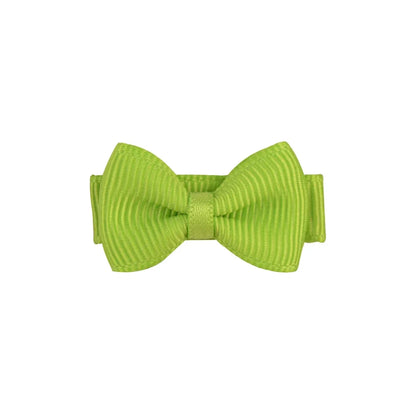 1.2 Inches Mini Bows de cheveux avec clip – Grips de cheveux de couleurs solides pour les enfants et bébé fille