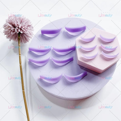 Libeauty 7 Paris Reusable Lash Lift Shield Pads – Silicone Cils Curler & Curling Iron Accessoires, outil de maquillage