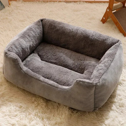 Soft Plush Pet Bed for Cats & Small Dogs – Cozy Breathable Cushion House