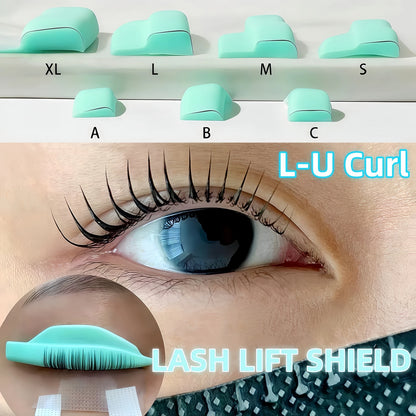 Libeauty 7 Paris Reusable Lash Lift Shield Pads – Silicone Cils Curler & Curling Iron Accessoires, outil de maquillage