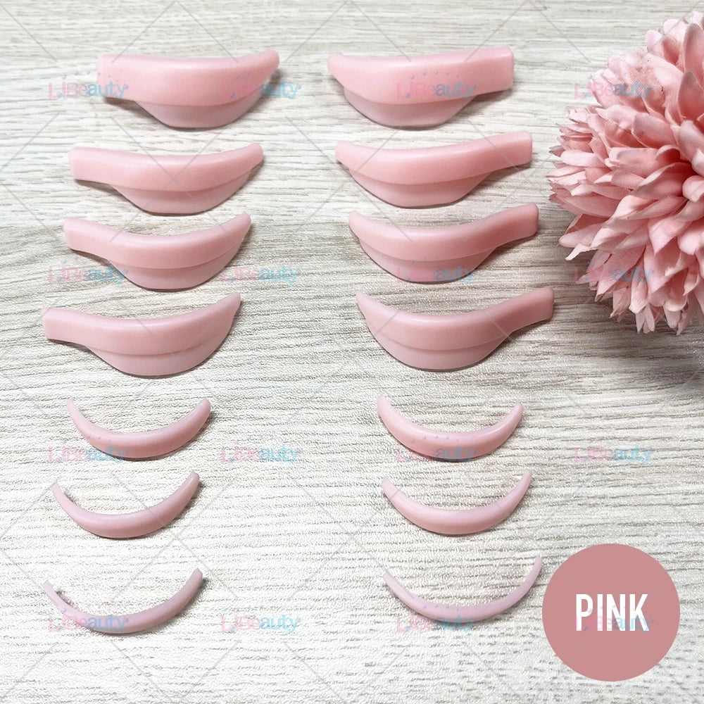 Libeauty 7 Paris Reusable Lash Lift Shield Pads – Silicone Cils Curler & Curling Iron Accessoires, outil de maquillage