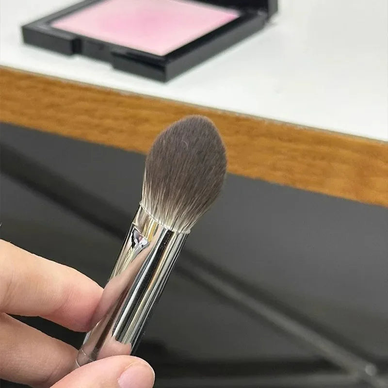 1/2PCS Peach Brush blusher cœur – Petit pinceau plat précis pour poudre, crème et blush liquide