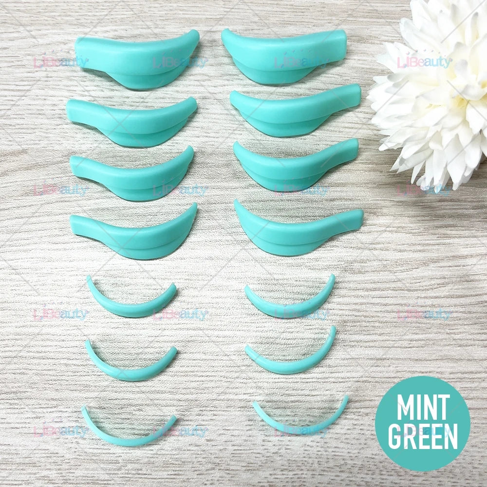 Libeauty 7 Paris Reusable Lash Lift Shield Pads – Silicone Cils Curler & Curling Iron Accessoires, outil de maquillage