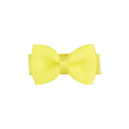 1.2 Inches Mini Bows de cheveux avec clip – Grips de cheveux de couleurs solides pour les enfants et bébé fille
