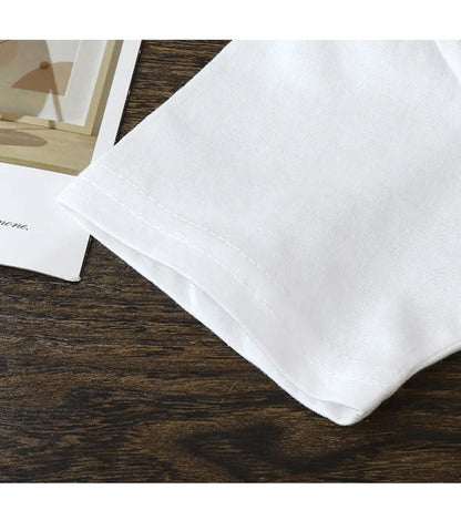 2-10Y enfants pur coton manches courtes pull T-shirt – Bébé Garçons et filles Tops d'été