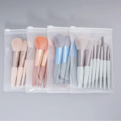 Pinceau de maquillage 8Pcs Pinceau de maquillage Pinceau de maquillage Blush Pinceau de poudre détaché Pinceau d'ombre des yeux Highlighter Fondation Brush Outils de beauté