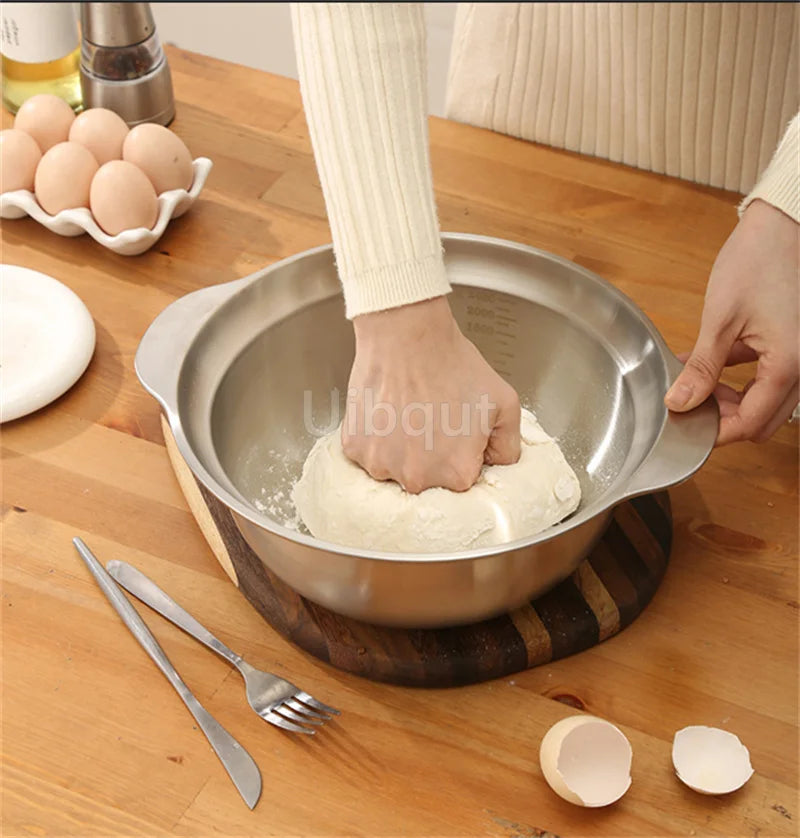 304 Bassin de lavage de légumes en acier inoxydable et souche – rondelle à riz multi-usages, filtre à fruits, panier d'égouttage de cuisine