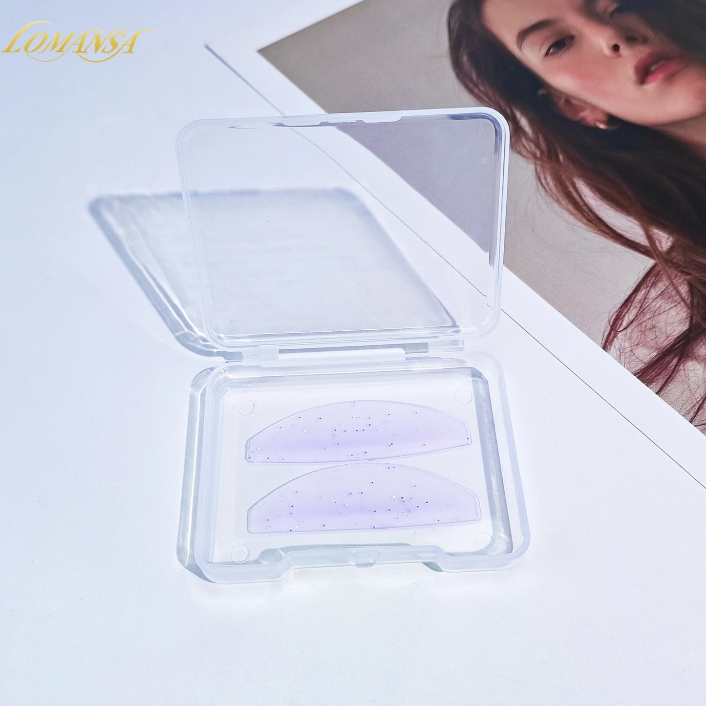 Lomansa 1 paire Silicone Lash Adoucissant Pads – Perm Perm Rods & Shields pour le levage de la laisse, Accessoires professionnels de cils