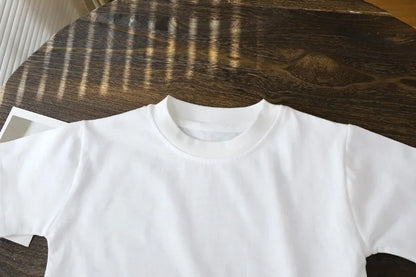 2-10Y enfants pur coton manches courtes pull T-shirt – Bébé Garçons et filles Tops d'été