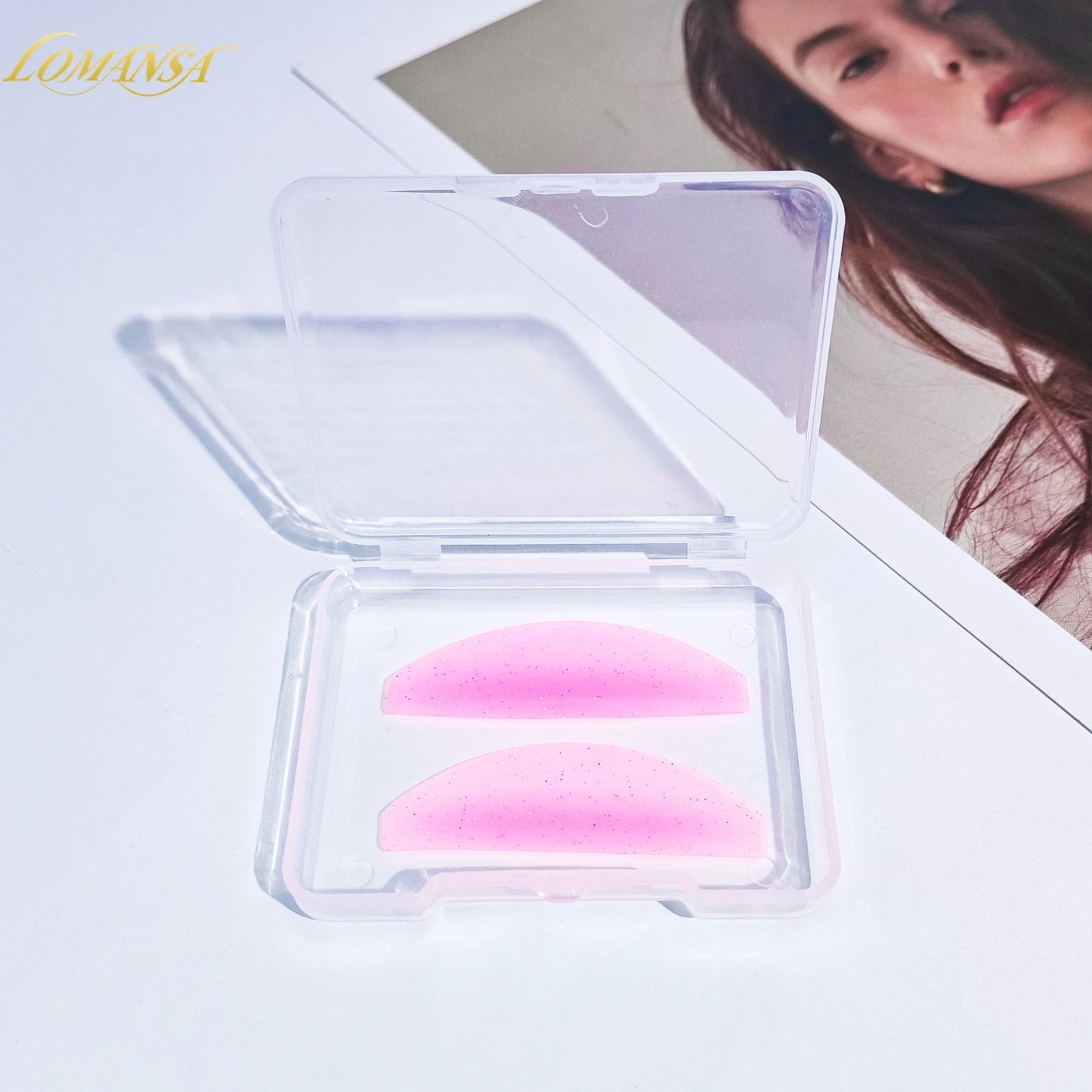 Lomansa 1 paire Silicone Lash Adoucissant Pads – Perm Perm Rods & Shields pour le levage de la laisse, Accessoires professionnels de cils