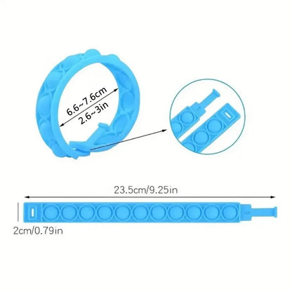 12/24/36PCS Silikon Bunt Bubble Armband – Kids Party Favors, Geburtstagsgeschenke, Hochzeits-Souvenirs, Karneval & Urlaub Armbänder