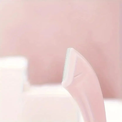 3-Piece Set de tailleur de sourcils – Ciseaux en acier inoxydable, Peigne & Rasoir pour cils et maquillage débutant, Accessoires de suppression de précision