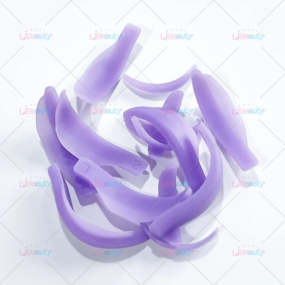 Libeauty 7 Paris Reusable Lash Lift Shield Pads – Silicone Cils Curler & Curling Iron Accessoires, outil de maquillage