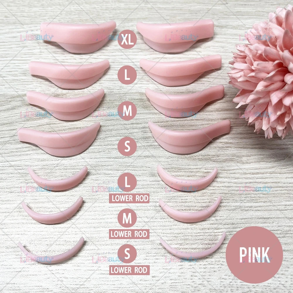 Libeauty 7 Paris Reusable Lash Lift Shield Pads – Silicone Cils Curler & Curling Iron Accessoires, outil de maquillage