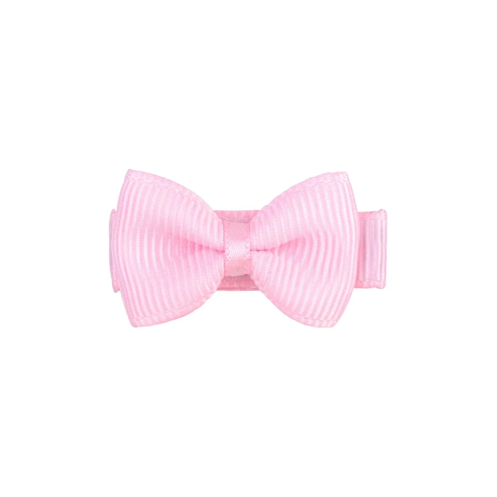 1.2 Inches Mini Bows de cheveux avec clip – Grips de cheveux de couleurs solides pour les enfants et bébé fille