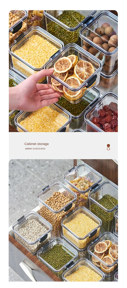 1PC Airtight Sealed Storage Jar – Kunststoff-Körner, Pasta & Würzbehälter ® Feuchtigkeit-Proof-Küche Organizer Box