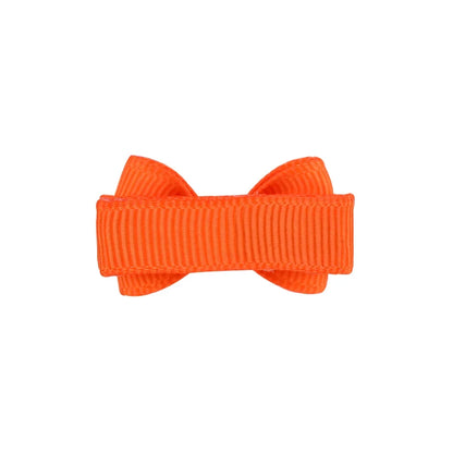1.2 Inches Mini Bows de cheveux avec clip – Grips de cheveux de couleurs solides pour les enfants et bébé fille